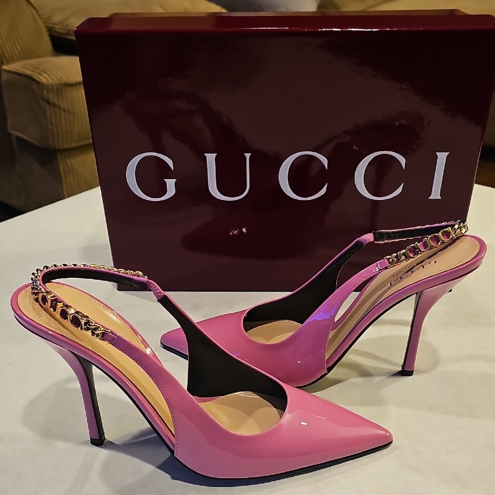Gucci Vibrant Pink Heels - Picture 3 of 4
